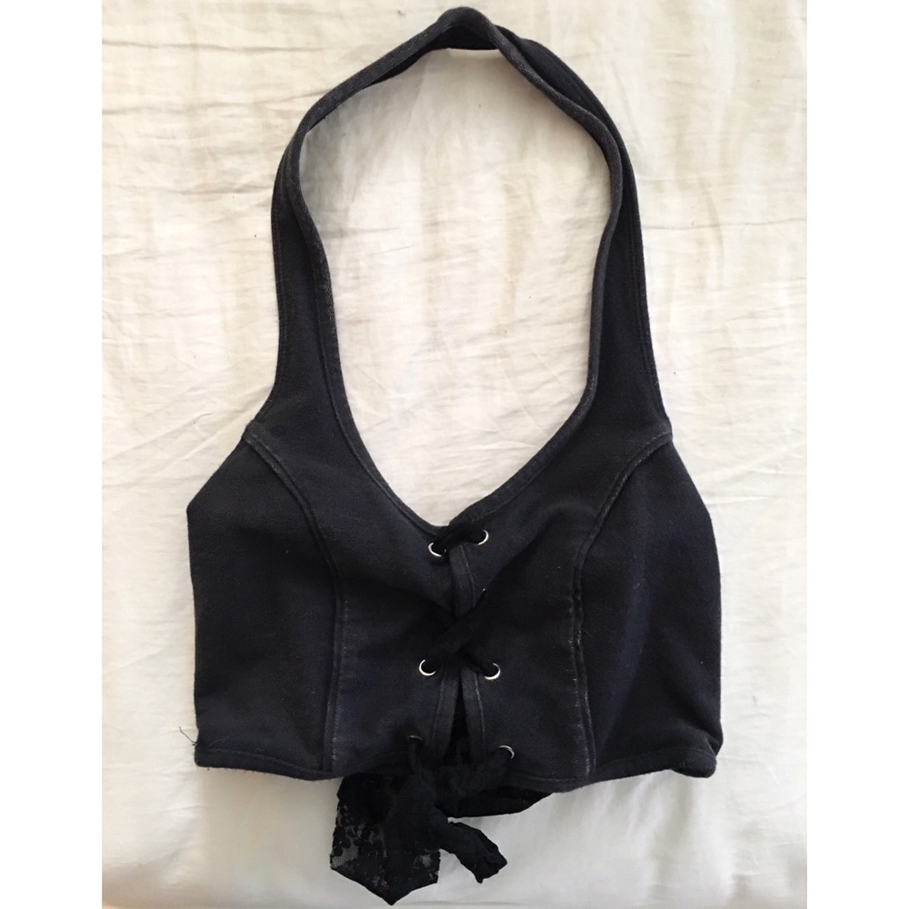 Free People Lace-Up Halter